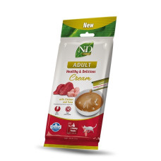Farmina N&D GF Prime Cat Cream Chicken & Tuna жидкие лакомства для котов с курицей и тунцом, 15 г х 4 шт