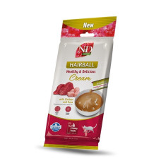 Farmina N&D Quinoa Cat Hairball Cream Chicken & Tuna рідкі ласощі для котів для виведення шерсті, 15 г х 4 шт