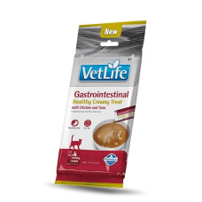 Farmina Vet Life Cat Gastrointestinal Creamy Treat Chicken & Tuna ласощі для котів при захворюваннях ШКТ, 15 г х 4 шт