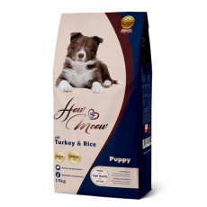 How Meow Puppy Turkey сухой корм для щенят с индейкой, 15 кг