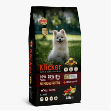 Klicker Dog Monoprotein Beef сухий корм для собак з яловичиною, 2.5 кг