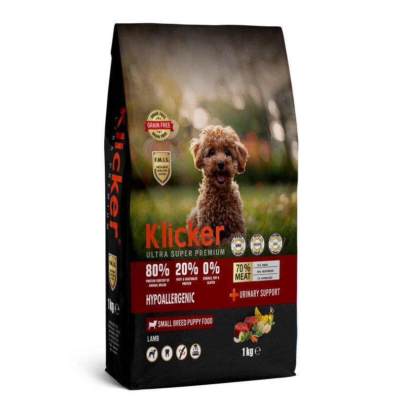 Klicker Puppy Small Breed Lamb сухий корм з ягнятком для цуценят малих порід, 1 кг