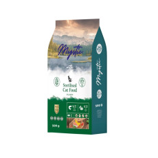 Mystic Cat Sterilised Salmon сухий корм із лососем для стерилізованих котів, 500 г