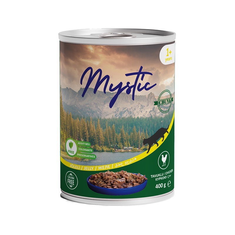 Mystic Cat Chicken Jelly вологий корм з куркою для котів, 400 г