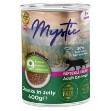 Mystic Cat Beef Jelly влажный корм с говядиной для котов, 400 г