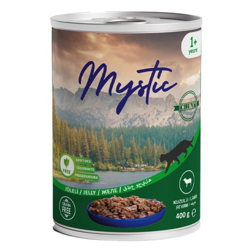 Mystic Cat Lamb Jelly вологий корм з ягнятком для котів, 400 г