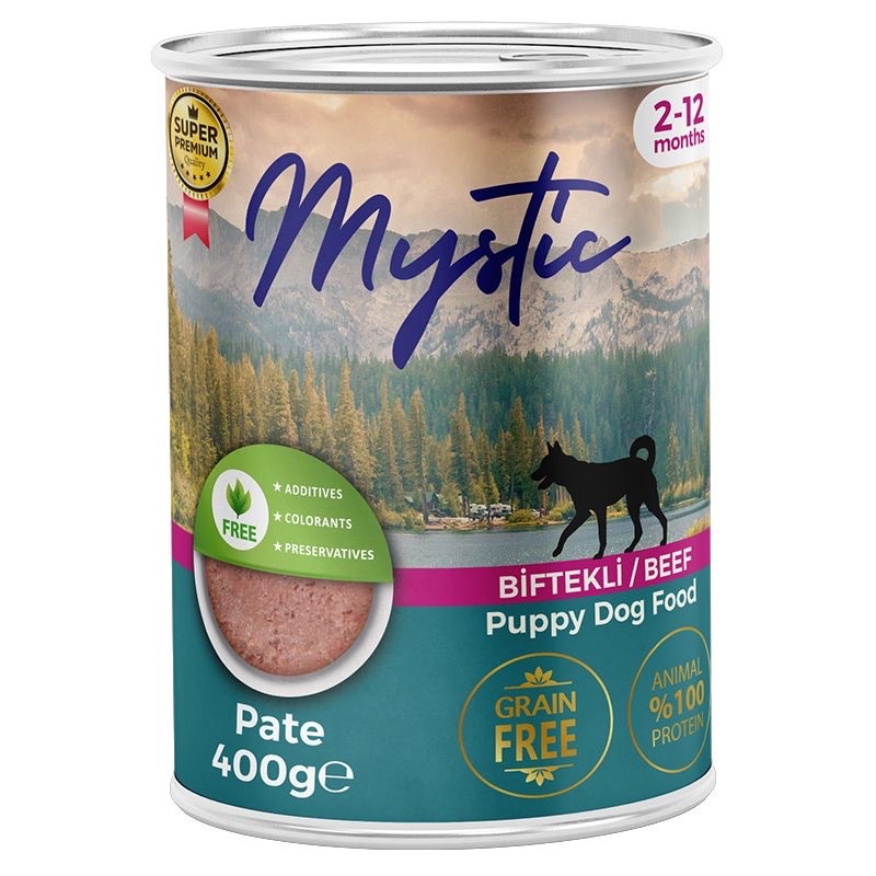 Mystic Puppy Beef Pate влажный корм для щенят с говядиной, 400 г