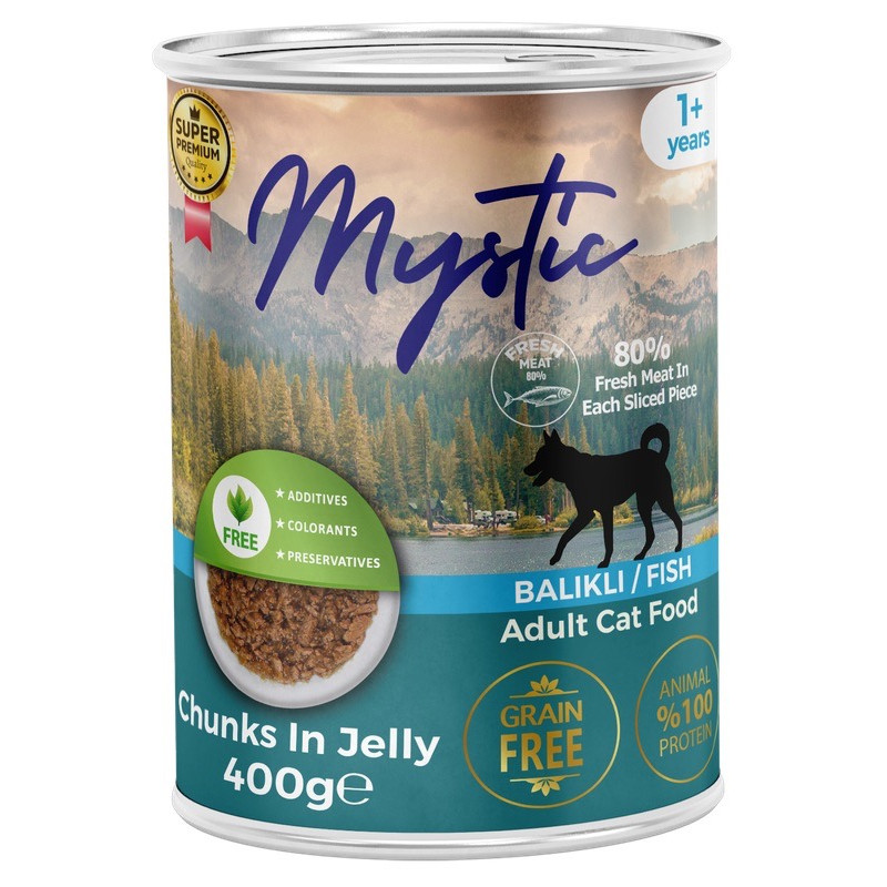 Mystic Dog Fish Jelly вологий корм для собак з рибою, 400 г