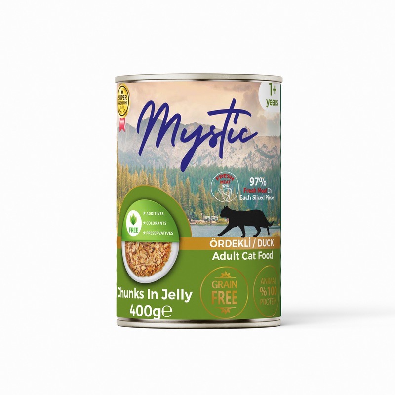 Mystic Cat Duck Jelly вологий корм з качкою для котів, 400 г
