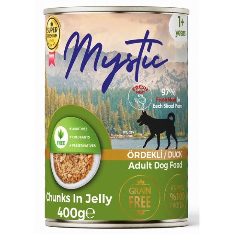 Mystic Dog Duck Jely вологий корм із качкою для собак, 400 г