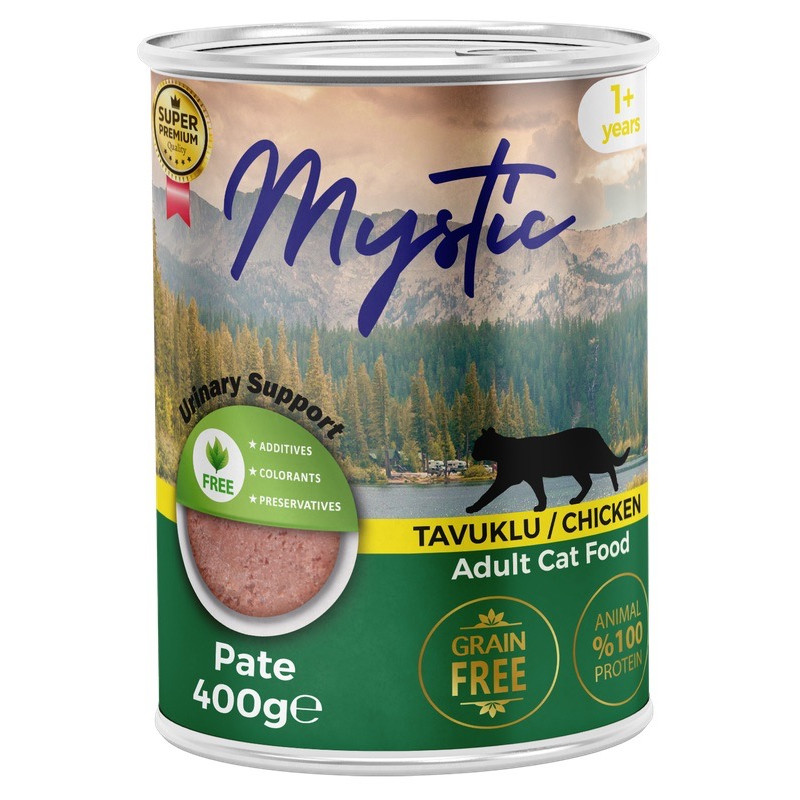 Mystic Cat Chicken Pate влажный корм для котов с курицей, 400 г