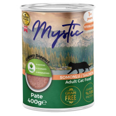 Mystic Cat Sterilised Salmon Pate влажный корм для стерилизованных котов с лососем, 400 г