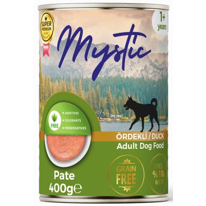 Mystic Dog Duck Pate вологий корм із качкою для собак, 400 г