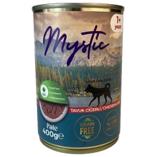 Mystic Dog Chicken Liver Pate вологий корм з куркою та лівером для собак, 400 г