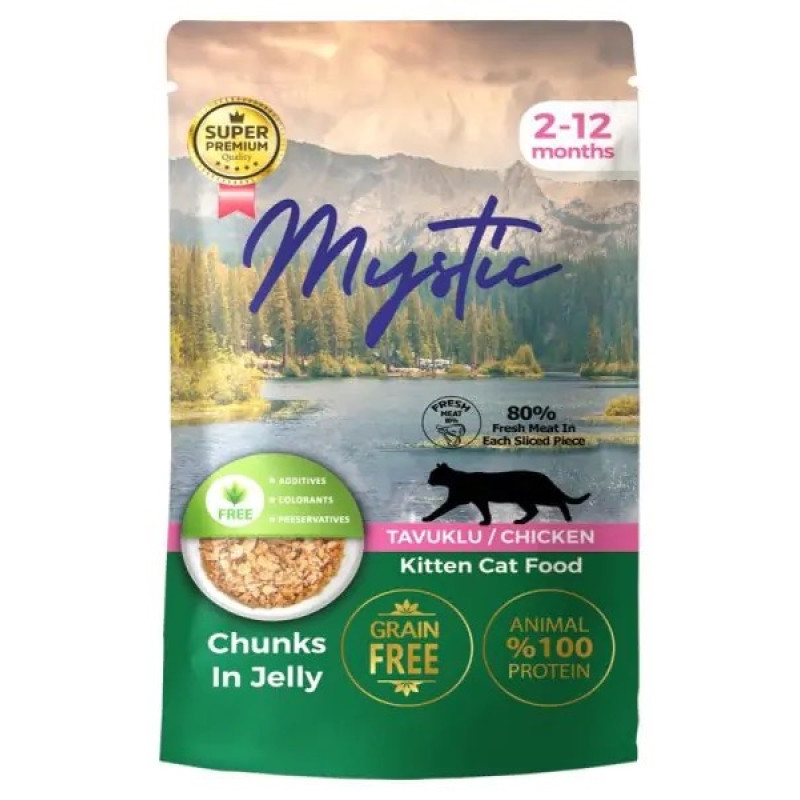 Mystic Kitten Chicken Jelly вологий корм з куркою для кошенят, 85 г