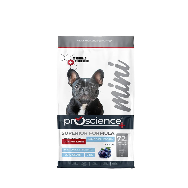 ProScience Mini Sterilised Dog Lamb & Blueberry сухий корм із ягнятком для стерилізованих собак малих порід, 7 кг