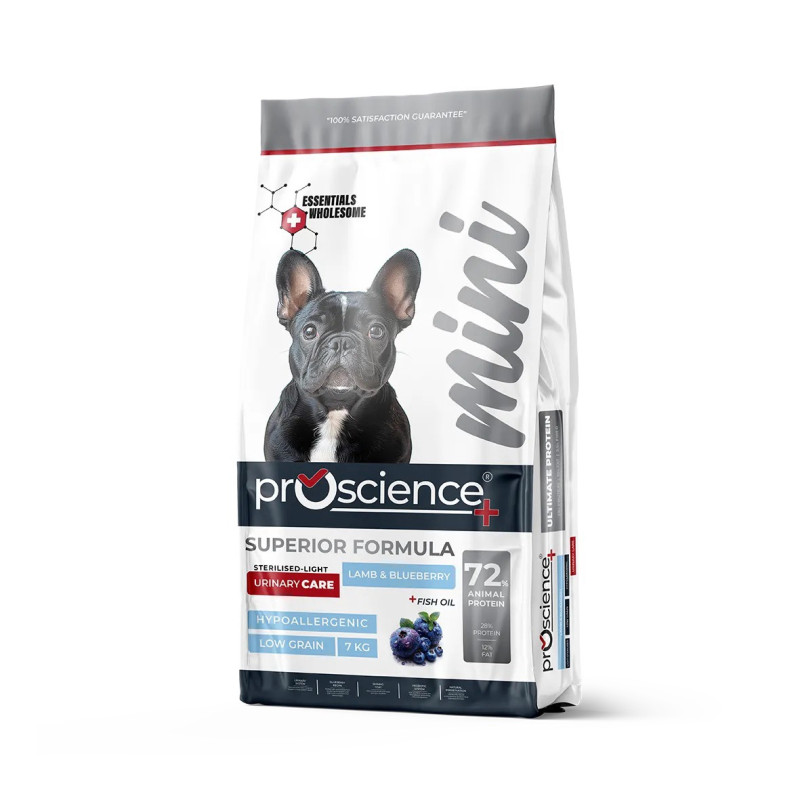ProScience Mini Sterilised Dog Lamb & Blueberry сухий корм із ягнятком для стерилізованих собак малих порід, 7 кг - фото 3