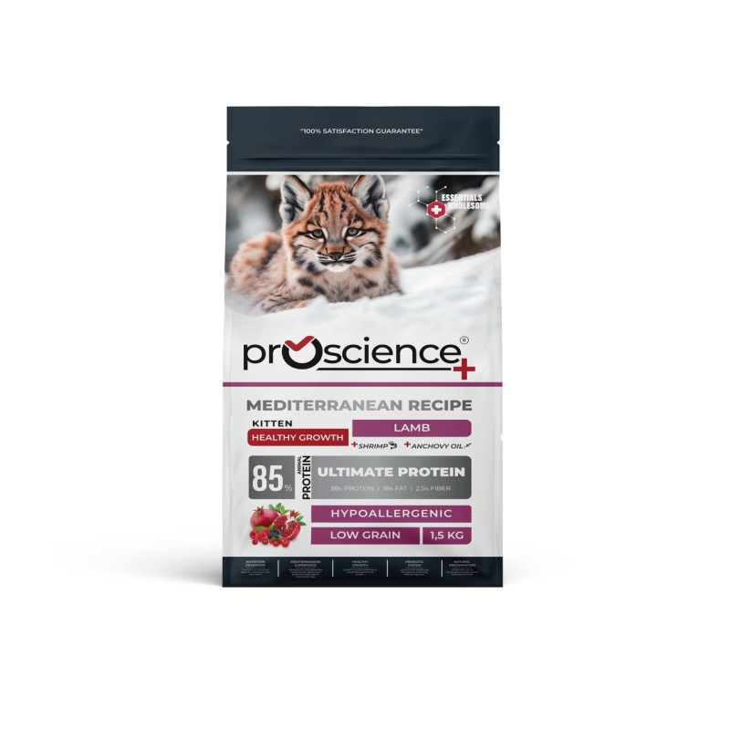 ProScience Kitten Lamb сухий корм з ягнятком для кошенят, 1.5 кг