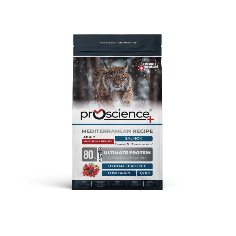 ProScience Adult Cat Salmon сухий корм із лососем для котів, 1.5 кг