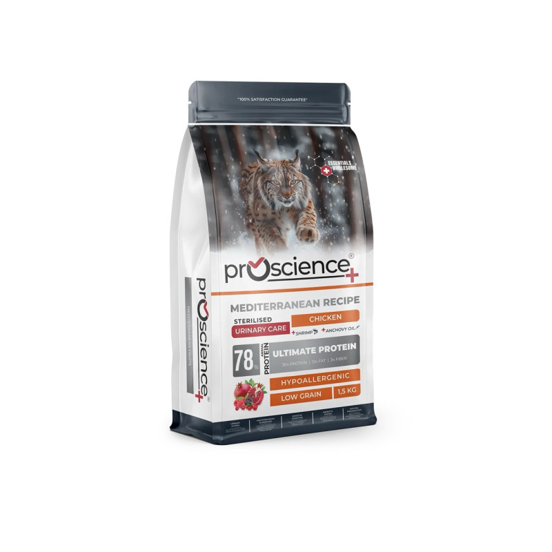 ProScience Sterilised Cat Chicken сухий корм із куркою для стерилізованих котів, 1.5 кг - фото 2