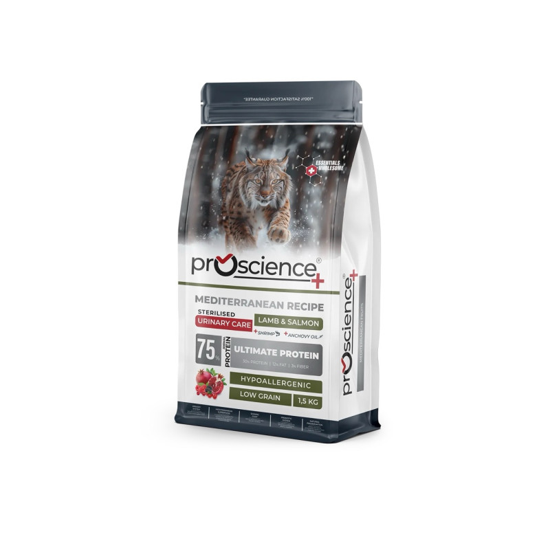 ProScience Sterilised Cat Lamb & Salmon сухий корм з лососем та ягням для стерилізованих котів, 1.5 кг - фото 2