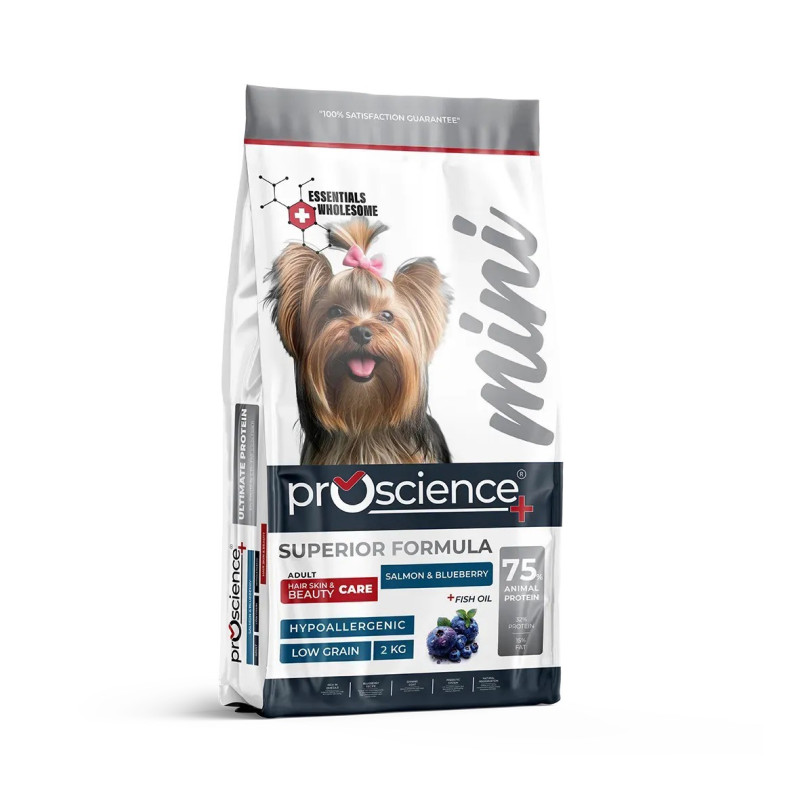 ProScience Mini Adult Dog Salmon & Blueberry сухий корм із лососем для собак малих порід, 2 кг - фото 2