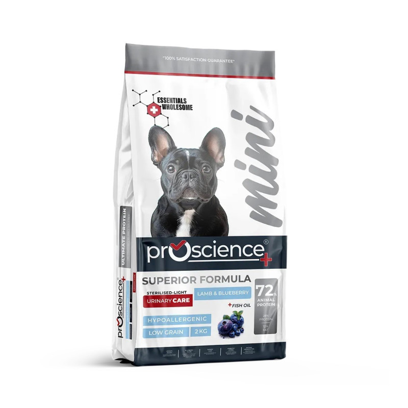ProScience Mini Sterilised Dog Lamb & Blueberry сухий корм із ягнятком для стерилізованих собак малих порід, 2 кг - фото 2
