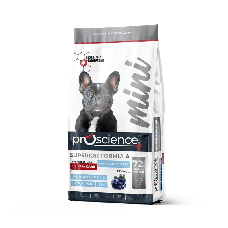 ProScience Mini Sterilised Dog Lamb & Blueberry сухий корм із ягнятком для стерилізованих собак малих порід, 2 кг - фото 3