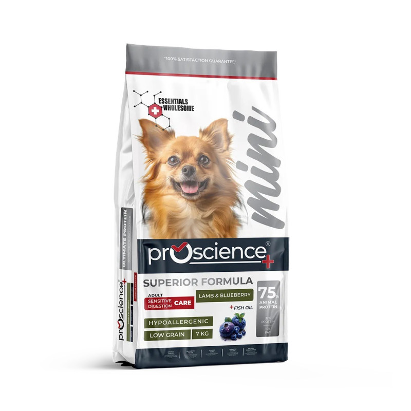 ProScience Mini Adult Dog Lamb & Blueberry сухий корм з ягнятком для собак малих порід, 7 кг - фото 2