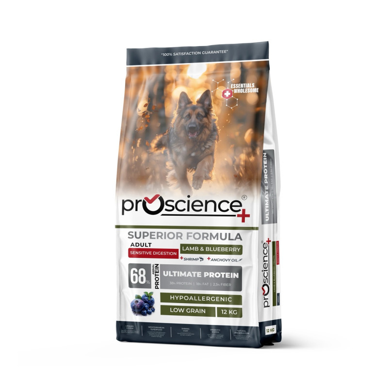 ProScience Adult Dog Lamb & Blueberry сухий корм з ягнятком для собак, 12 кг - фото 3