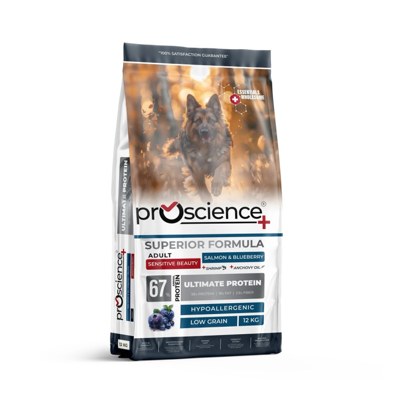 ProScience Adult Dog Salmon & Blueberry сухий корм із лососем для собак, 12 кг - фото 2