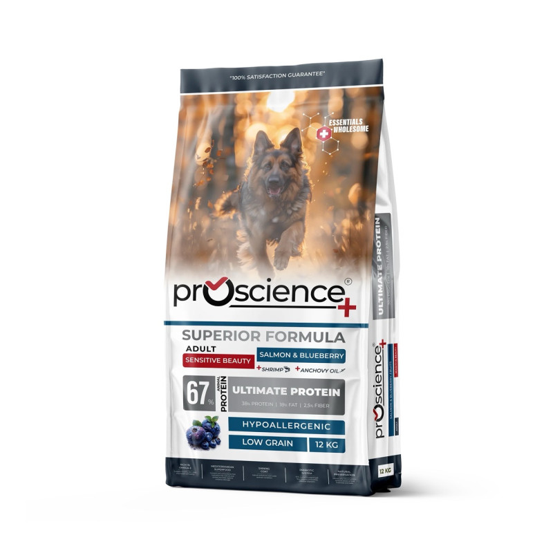 ProScience Adult Dog Salmon & Blueberry сухий корм із лососем для собак, 12 кг - фото 3