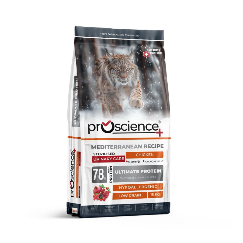 ProScience Sterilised Cat Chicken сухий корм із куркою для стерилізованих котів, 15 кг - фото 2