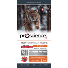 ProScience Sterilised Cat Chicken сухий корм із куркою для стерилізованих котів, 15 кг