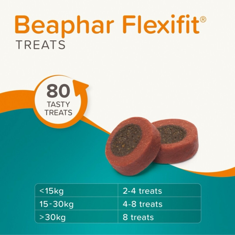 Beaphar Flexifit Treats лакомство с глюкозамином для собак, 150 г - фото 2