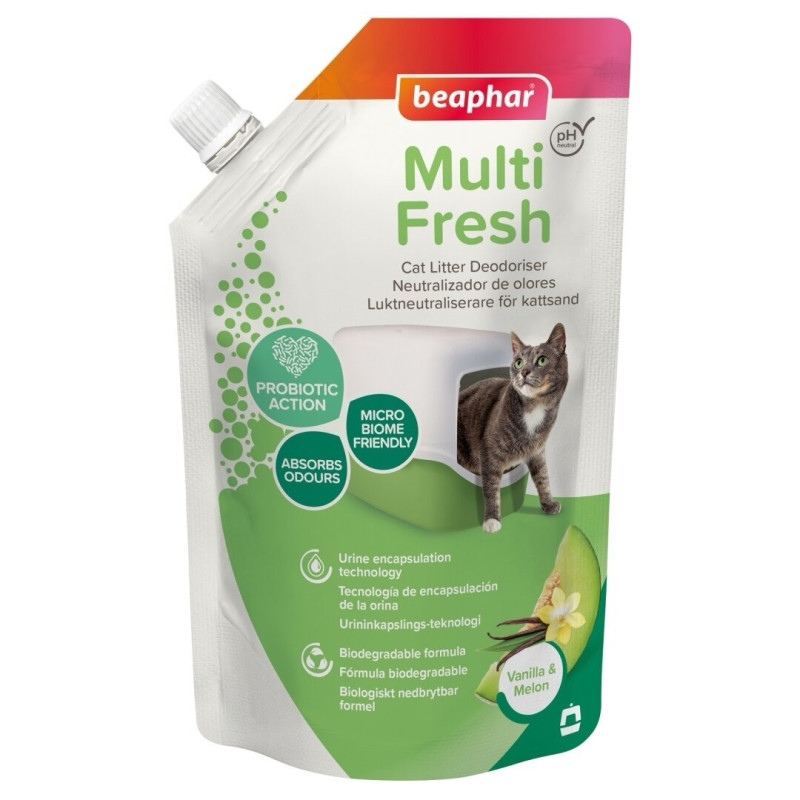Beaphar Multі Fresh For Cats дезодорант для кошачьего туалета с ароматом дыни и ванили, 400 г