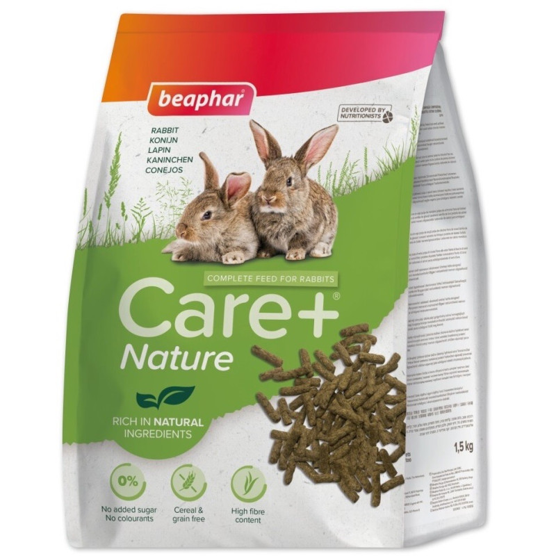 Beaphar Care+ Nature Rabbit корм для кроликів з тимофіївкою, 1.5 кг