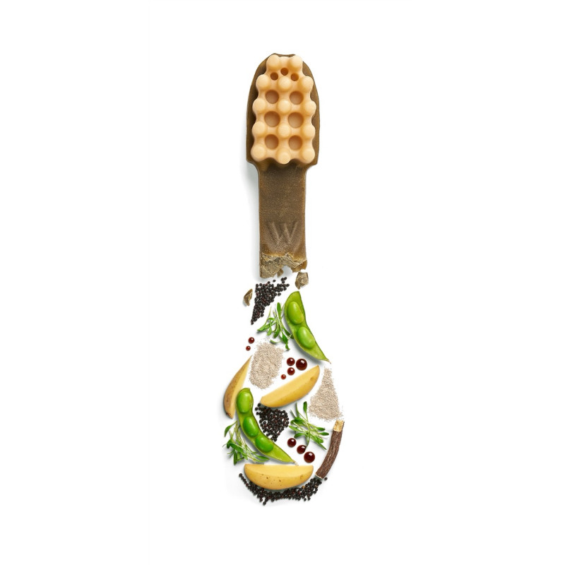 Whimzees Toothbrush S лакомства для чистки зубов у собак средних пород, 24 шт - фото 5