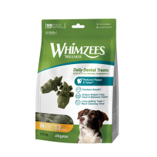 Whimzees Alligator лакомства для чистки зубов у собак средних пород, 12 шт