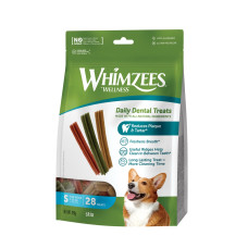 Whimzees Stix S лакомства для чистки зубов у собак средних пород, 28 шт
