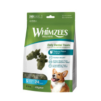 Whimzees Alligator лакомства для чистки зубов у собак малых пород, 24 шт