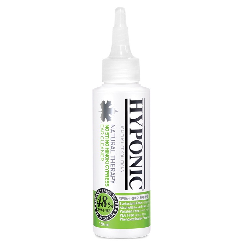 Hyponic No Sting Hinoki Cypress Ear Cleaner лосьйон для догляду за вухами собак, 120 мл