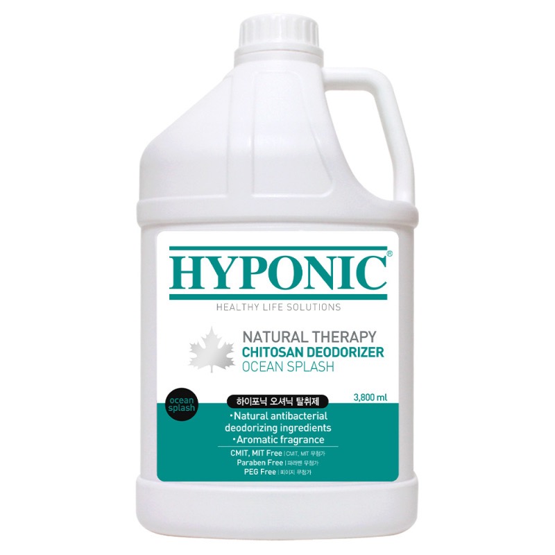 Hyponic Chitosan Deodorizer Ocean Splash Scent дезодорант для усунення запахів від собак та котів, 3.79 л