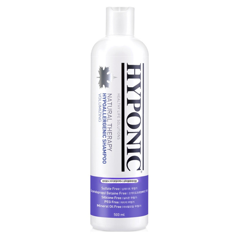 Hyponic Hypoallergenic Shampoo Dogs Volumizing гіпоалергенний шампунь для збільшення об'єму шерсті собак, 500 мл