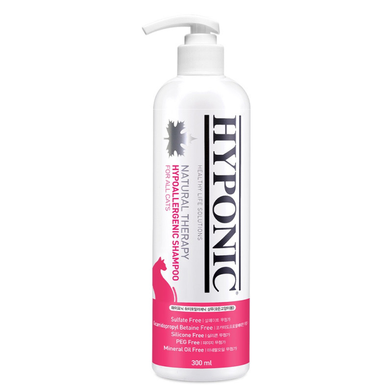 Hyponic Hypoallergenic Shampoo Jojoba Cats гипоаллергенный шампунь для котов, 300 мл