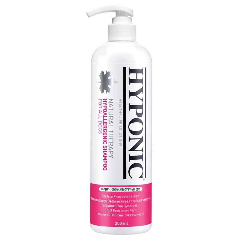 Hyponic Hypoallergenic Shampoo All Dogs гипоаллергенный шампунь для собак, 300 мл