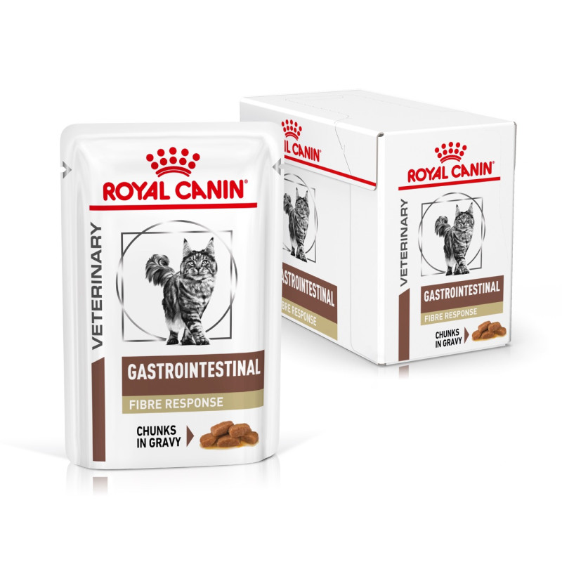 Royal Canin Gastrointestinal Fibre Response Feline влажный корм для котов с проблемами ЖКТ, 85 гр - фото 2