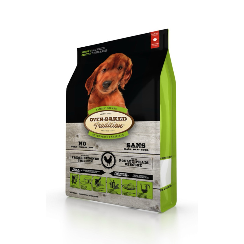 Oven-Baked Tradition Puppy сухий корм з куркою для щенят 11.34 кг