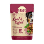 Araton Dog Beef And Rabbit влажный корм для собак с кроликом и говядиной, 500 гр
