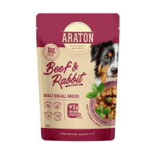 Araton Dog Beef And Rabbit вологий корм для собак з кроликом та яловичиною, 500 гр